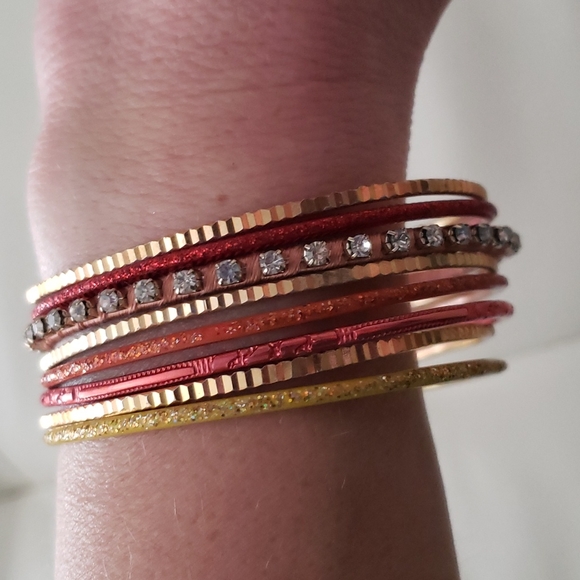 Loft Sparkly 8-Piece Bracelet - Picture 2 of 3